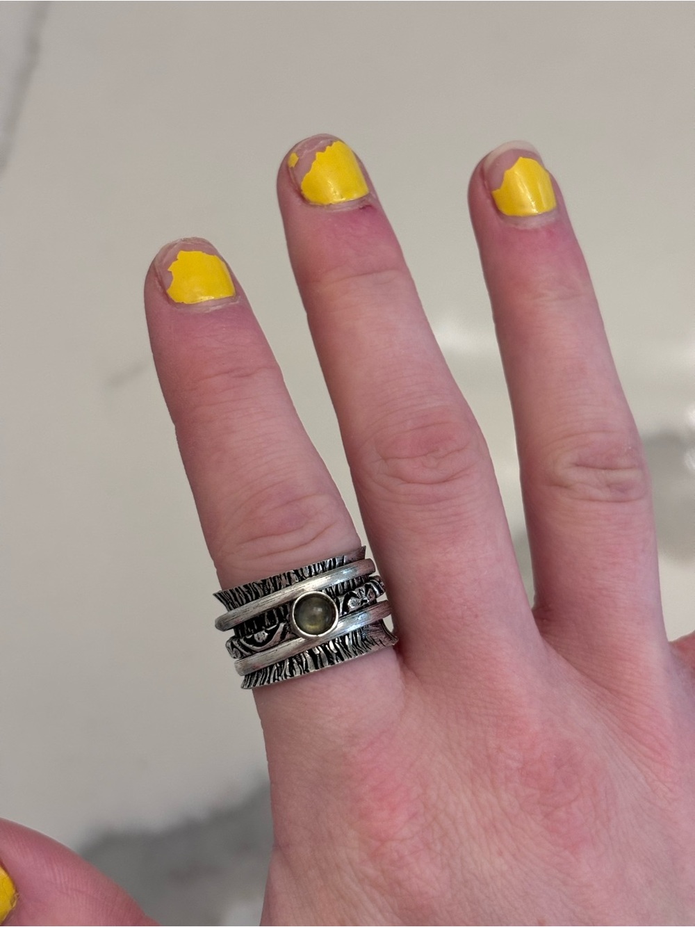 Silver Fidget Ring - Picture 4 of 5